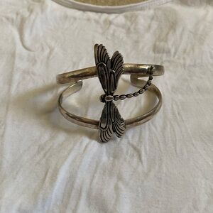Silver Dragonfly Bracelet